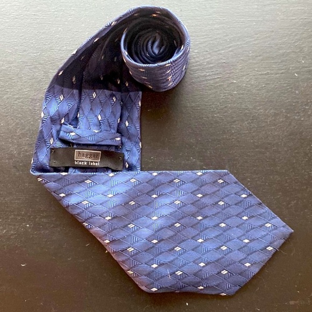 New Haggar mens silk tie